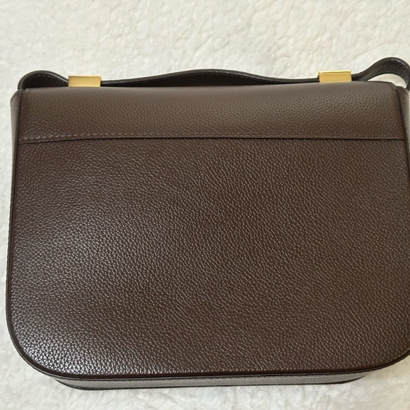 DeMellier Chocolate Crossbody with Gold Hardware - Picture 4 of 8